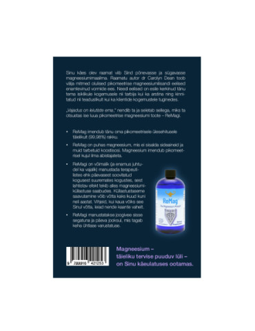 Raamat „MAGNEESIUM - täieliku tervise puuduv lüli“- Carolyn Dean 2