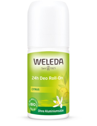 Weleda tsitruse 24h roll-on deodorant 50ml