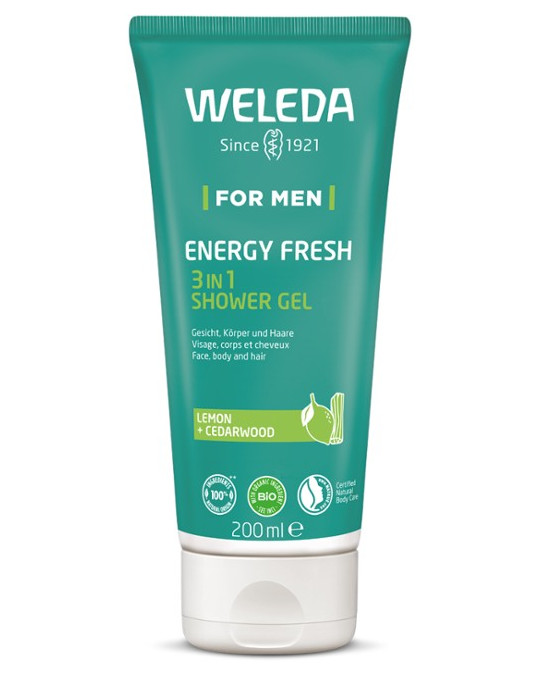 Weleda Meeste värskendav dushigeel näole, kehale ja juustele 200ml