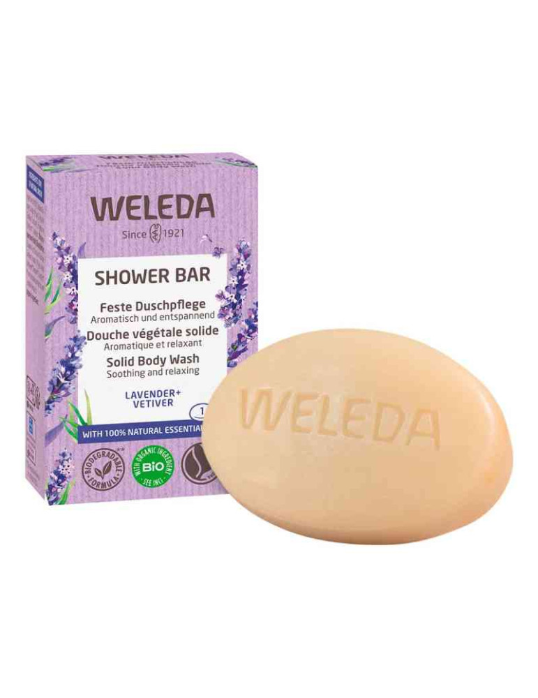 Weleda Tahke duśiseep Lavendel + Vetiver 75g