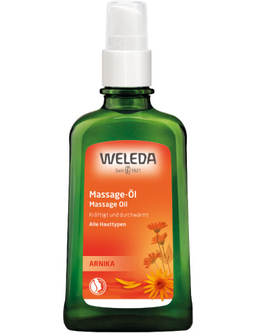 Weleda arnika soojendav ja vereringet kiirendav massaažiõli 100ml