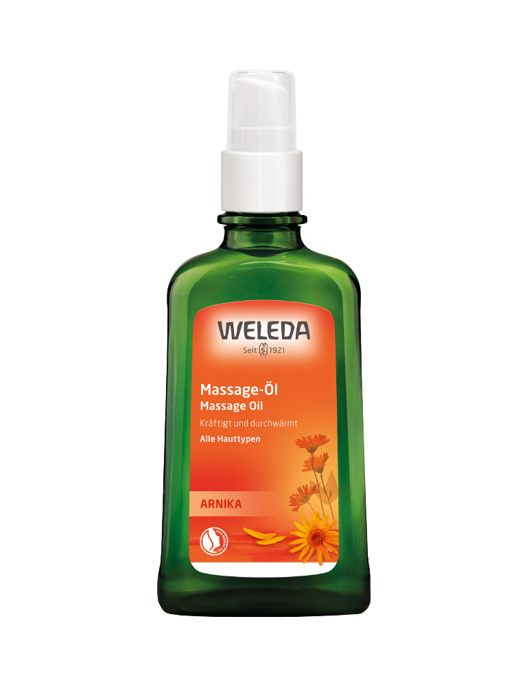 Weleda arnica warming and circulation-accelerating massage oil 100ml