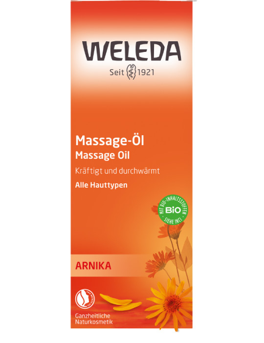 Weleda arnica warming and circulation-accelerating massage oil 100ml