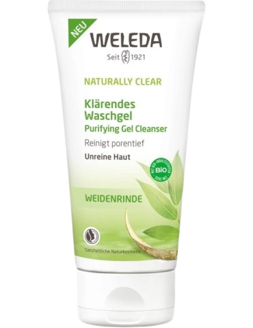 Weleda willow bark cleansing face wash gel 100ml