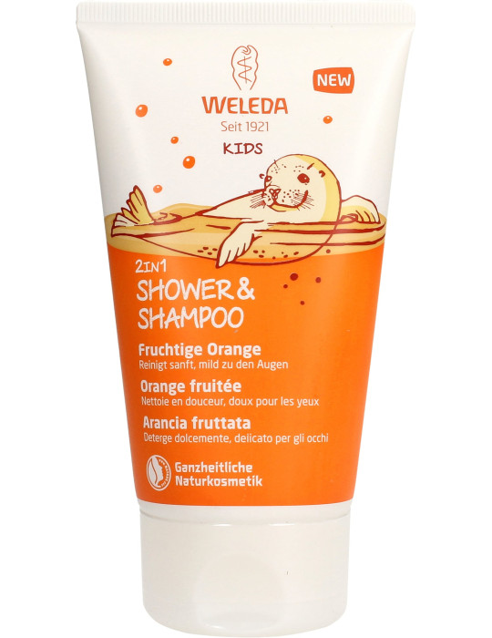 Weleda laste šampoon-dušikreem Apelsin 150ml