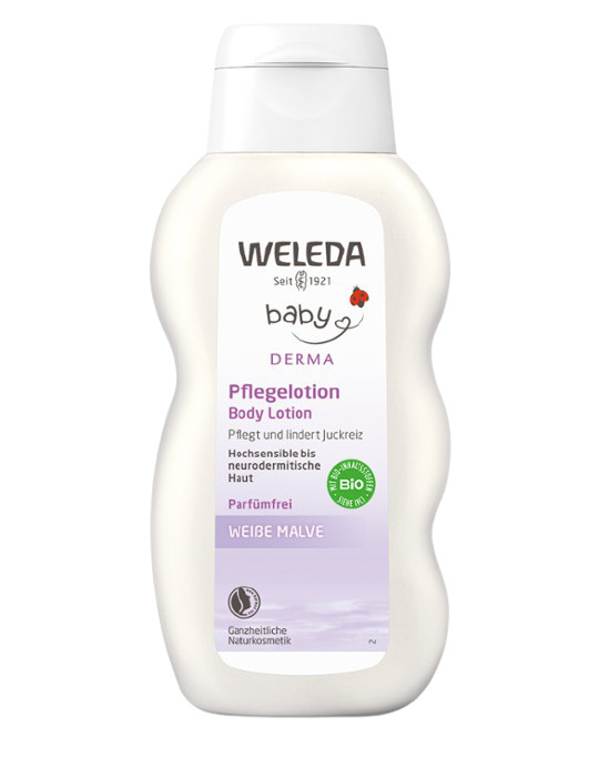 Weleda valge kassi naerise kehapiim ülitundlikule nahale 200ml