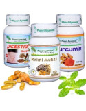 Planet Ayurveda Kit against internal parasites 3x60 capsules