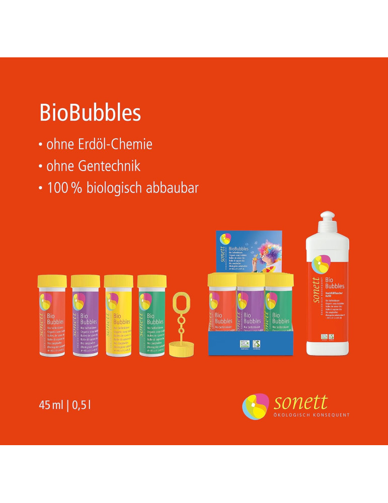 Sonett  Orgaanilised seebimullid, 45 ml