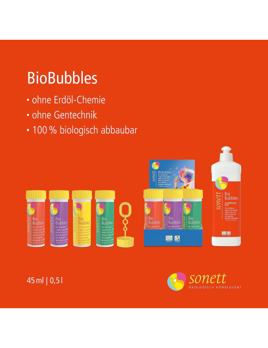 Sonett  Orgaanilised seebimullid, 45 ml