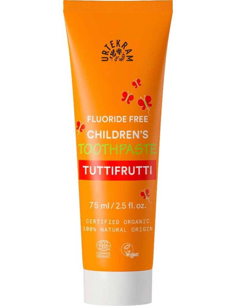 Urtekram Children's toothpaste TuttiFrutti, 75ml