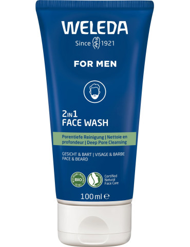 Weleda Refreshing cleansing gel for face and beard 100ml