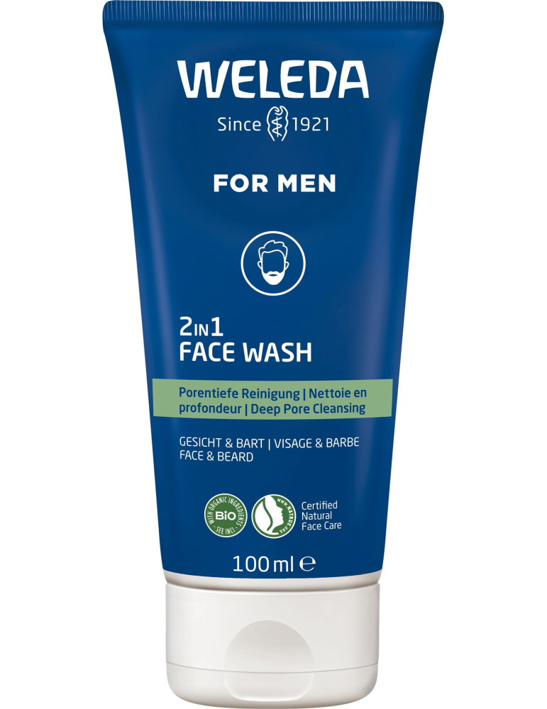 Weleda Värskendav puhastusgeel näole ja habemele 100ml