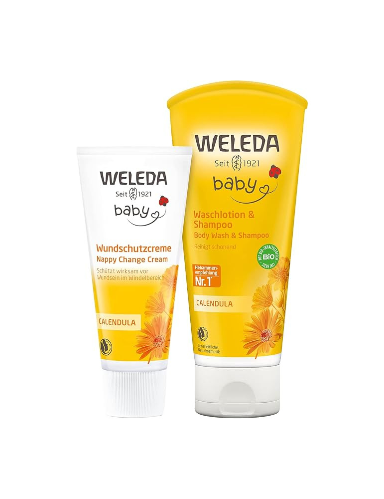 Weleda Kinkekomplekt Saialille dushikreem + beebikreem tsingiga