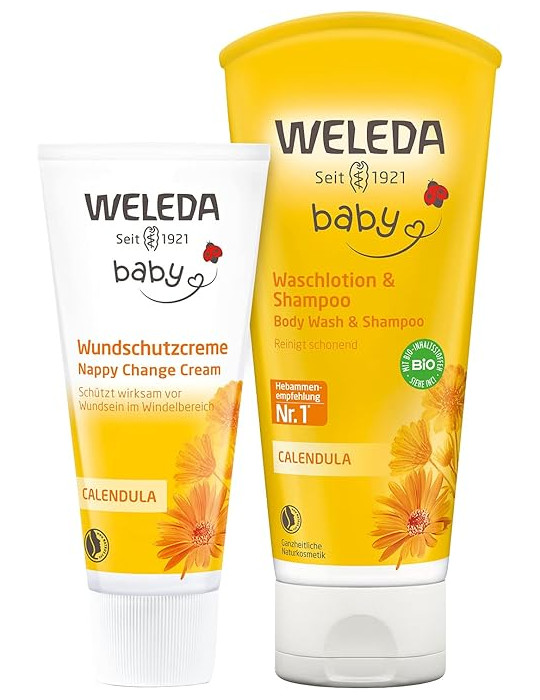 Weleda Kinkekomplekt Saialille dushikreem + beebikreem tsingiga