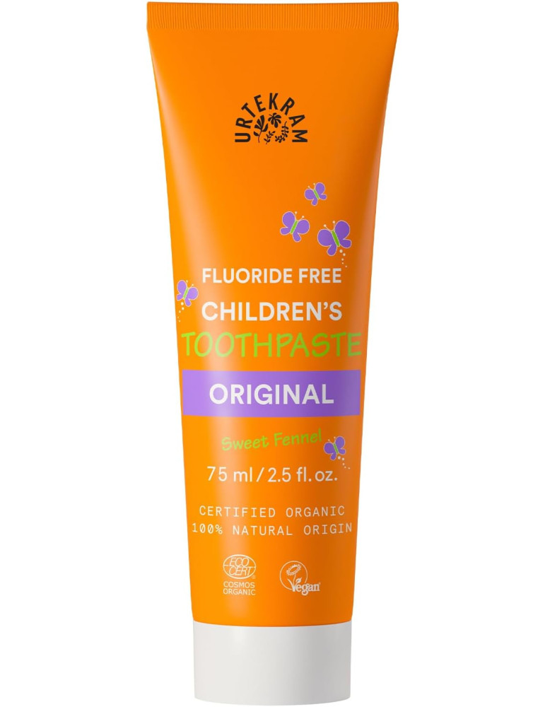 Urtekram Fluoride-free toothpaste for children Original, 75ml 75ml
