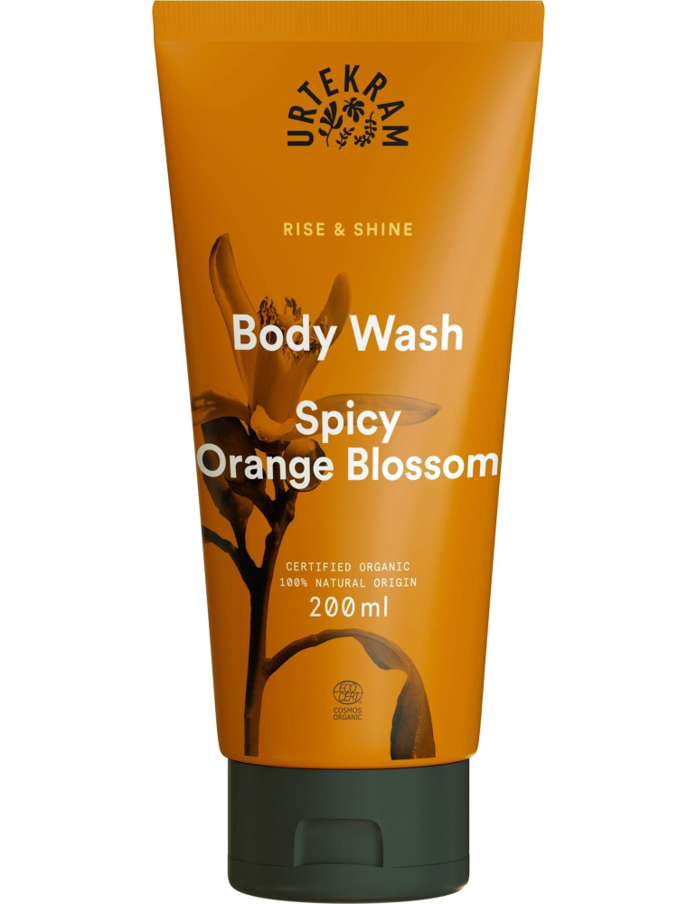 Urtekram Shower gel with spicy orange blossom, 200ml