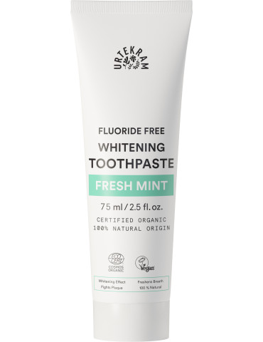 Urtekram Toothpaste with mint, whitening, 75ml