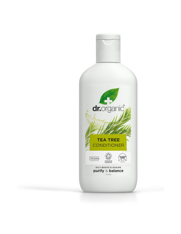 Dr. Organic Teepuu juuksepalsam rasustele juustele 265ml