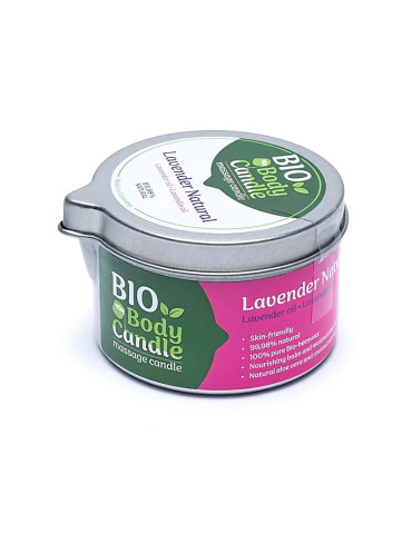 BIO massage candle LAVENDER 100ml 2