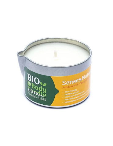 BIO massage candle sandalwood and orange blossom 100ml