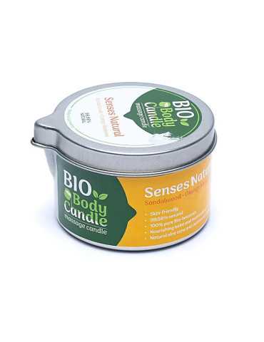 BIO massage candle sandalwood and orange blossom 100ml 2