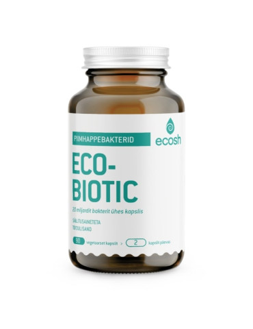 Ecosh  ECOBIOTIC – piimhappebakterid täiskasvanule 90 kapslit