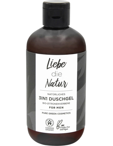 Liebe die Natur Kolm-ühes dušigeel meestele, 250 ml