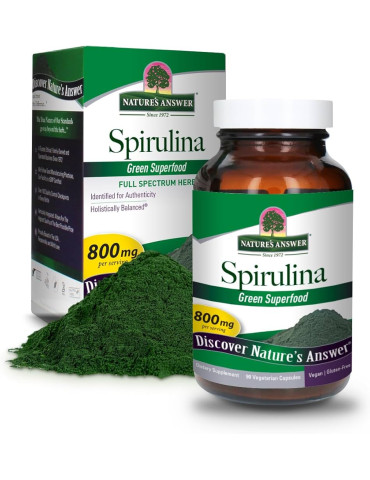 Nature’s Answer Spirulina 400mg, 90 kapslit