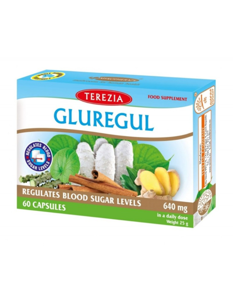 Terezia Gluregul- toidulisand veresuhkru reguleerimiseks 60 kapslitks