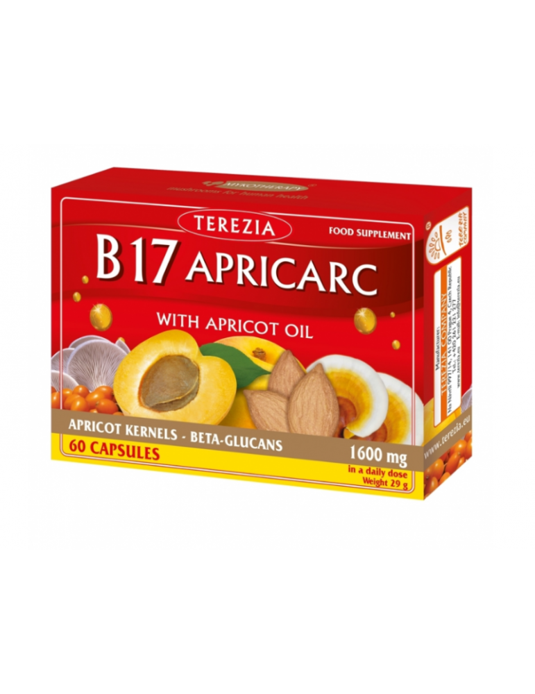 Terezia B-17 aprikoosiõliga 60 kapslit