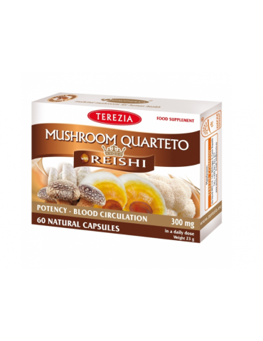 Terezia Mushroom Quartet with Reishi 60 kapslit