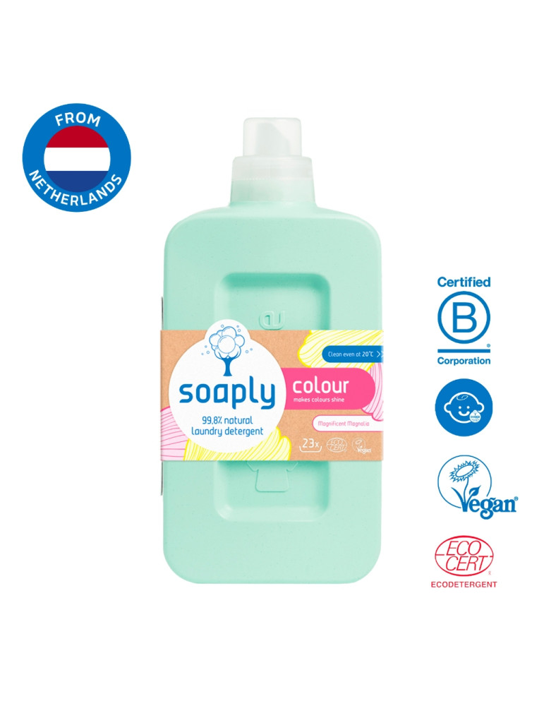 Soaply pesupesemisvahend värvilisele pesule Magnificent Magnolia 1l