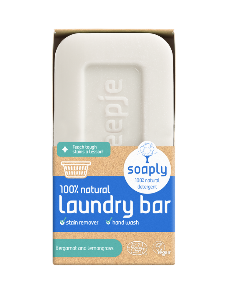 Seepje Soaply Laundry soap bergamot and lemongrass 120g