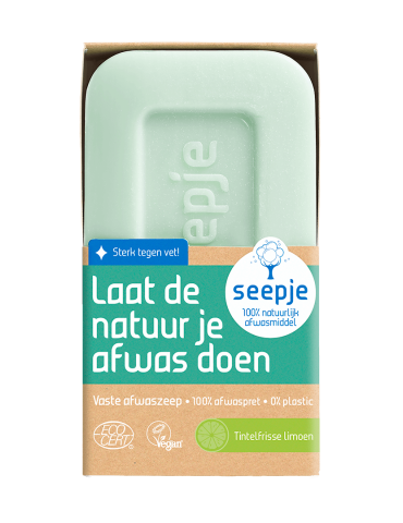 Seepje Solid dishwashing soap Tingly fresh lime 120g