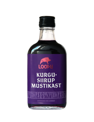 Loodu Kurgusiirup mustikast 244g