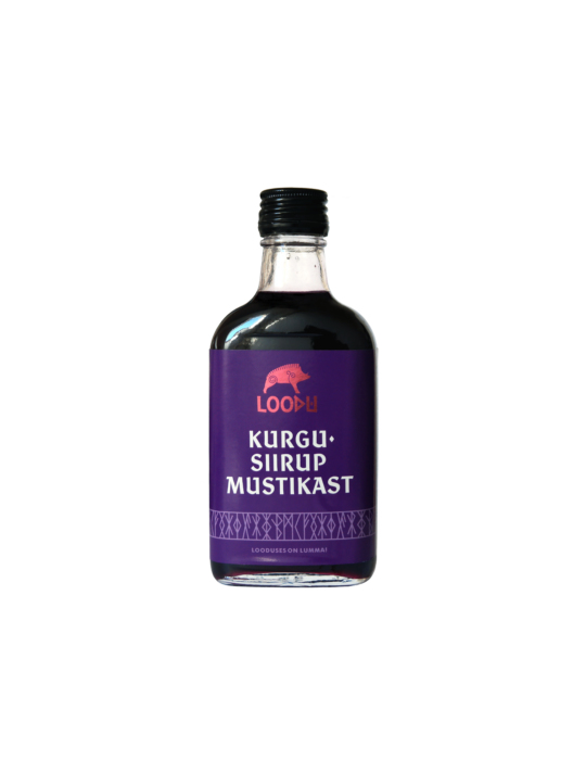 Loodu Kurgusiirup mustikast 244g
