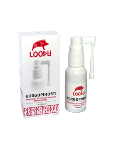 Loodu Taruvaigu-astelpaju-saialille etanoolivaba kurgupihusti  30ml