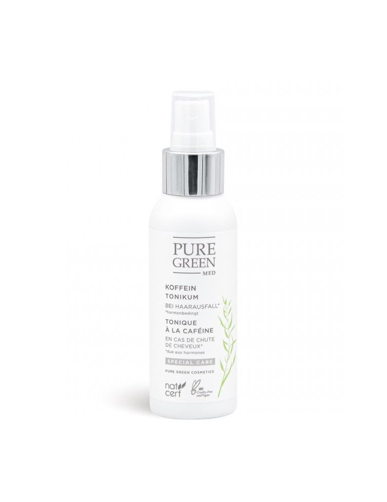 Pure Green MED kofeiiniga toonik juuste väljalangemise vastu 100ml