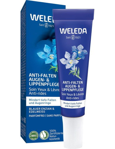 Weleda Anti-aging eye and lip cream Blue Gentian & Edelweiss 10ml