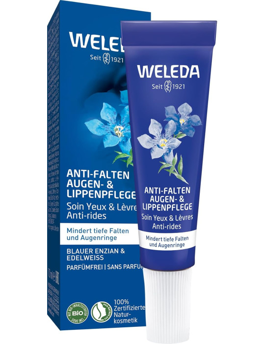 Weleda Vananemisvastane silma- ja huuleümbruse kreem Blue Gentian & Edelweiss 10ml