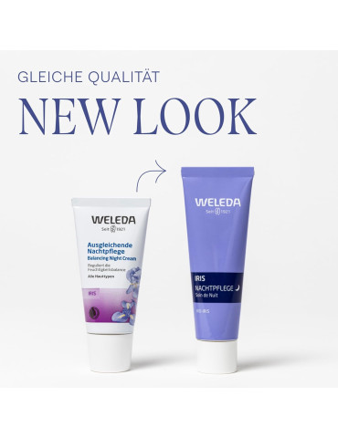 Weleda iris moisturizing night cream 30ml 2