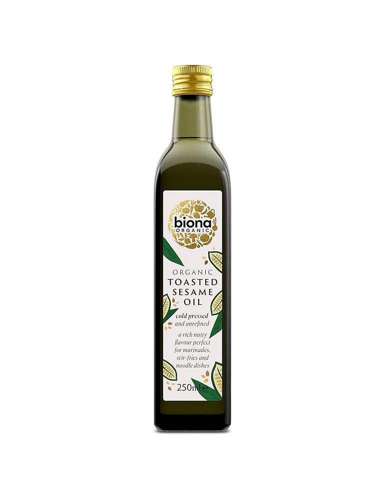 Biona Roasted sesame seed oil, 250 ml