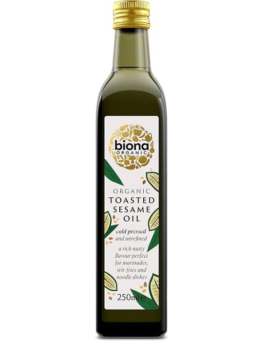 Biona Roasted sesame seed oil, 250 ml