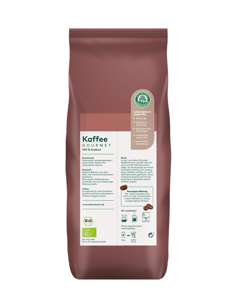 Lebensbaum  Kohvioad Gourmet, 1kg