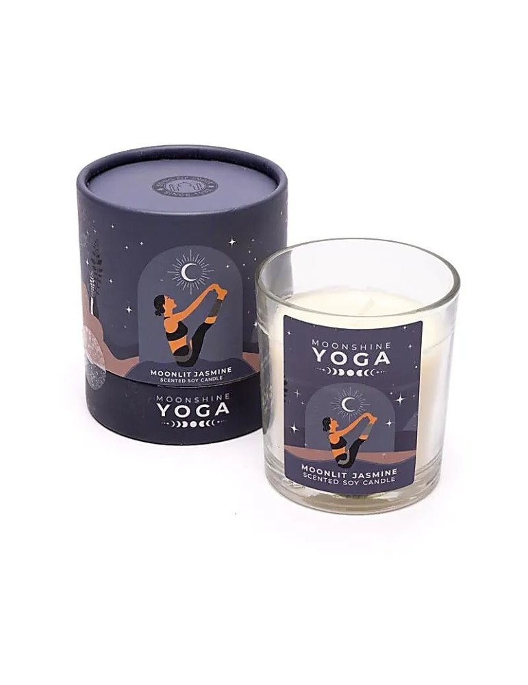 Moonshine Yoga soy candle Moonlit Jasmine 250g