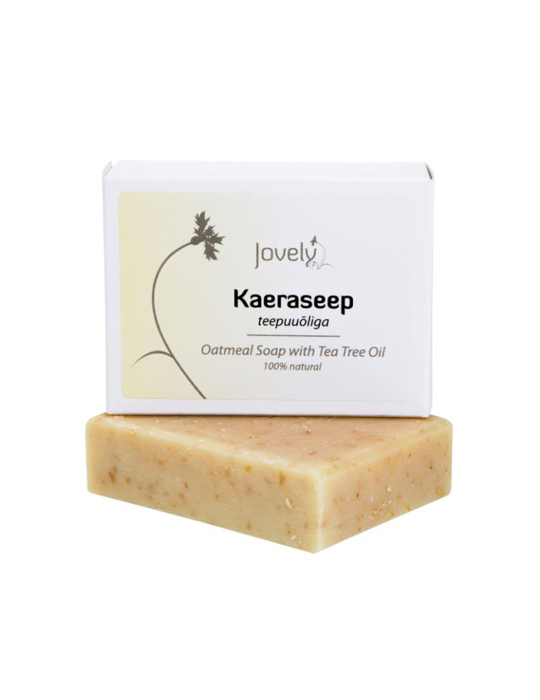Jovely Oatmeal soap with tea tree oil  100g
