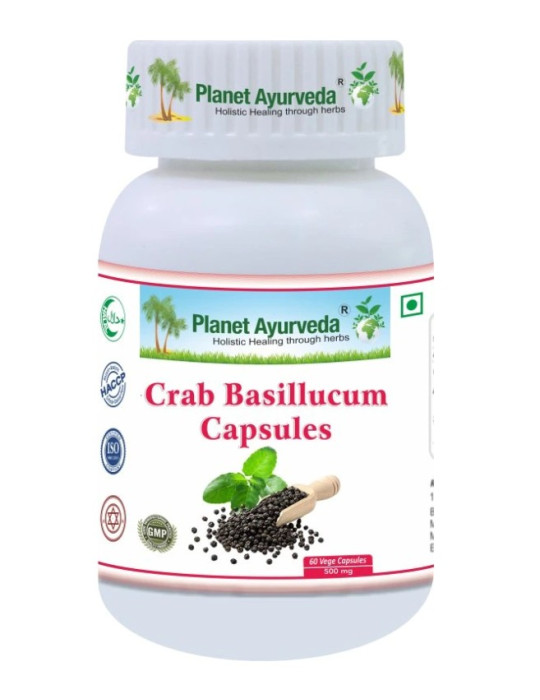 Crab Basillucum - Immune and respiratory support - 500 mg, 60 capsules