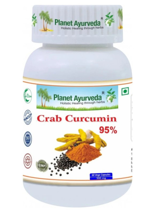 Crab Curcumin 95% põletikuvastane ja antioksüdantne toime - 500 mg, 60 kapslit
