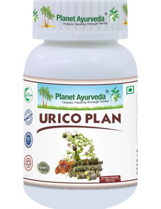 Planet Ayurveda Urico Plan - Urinary tract health - 500 mg, 60 capsules