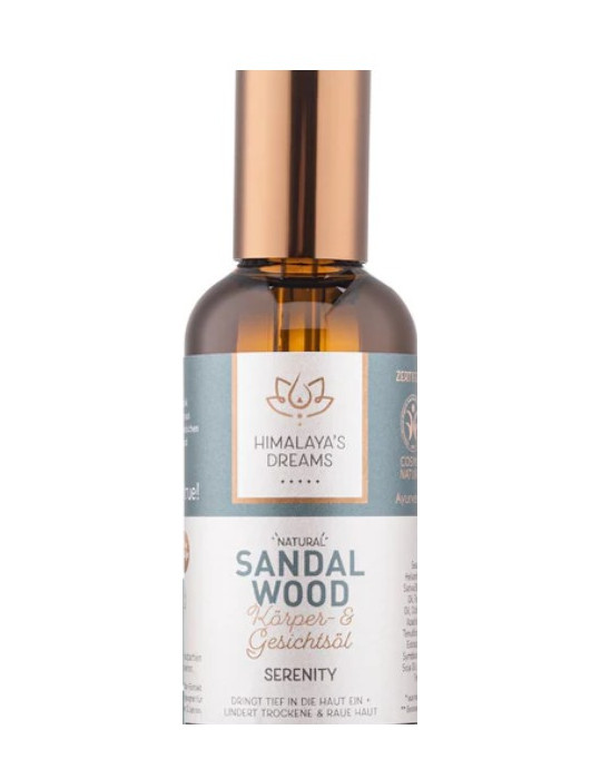 Himalaya´s Dream ajurveeda näo-ja kehaõli Sandal/Serenity 100ml